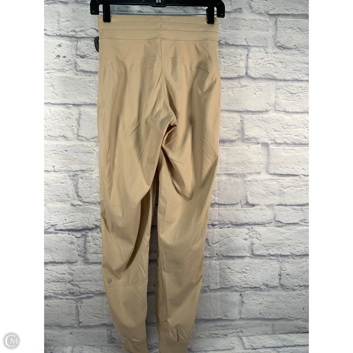 Athletic Pants By Lululemon In Tan, Size: Xs