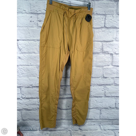 Athletic Pants By Lululemon In Gold, Size: S