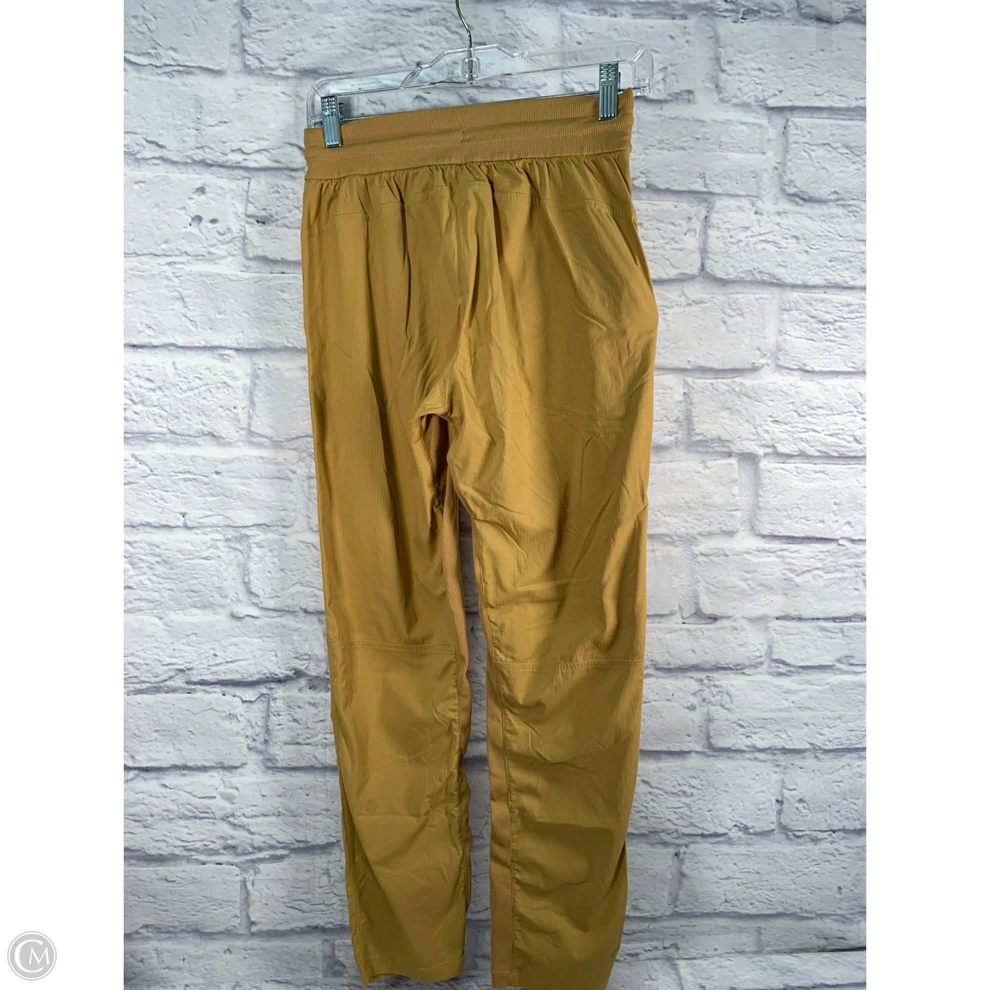 Athletic Pants By Lululemon In Gold, Size: S