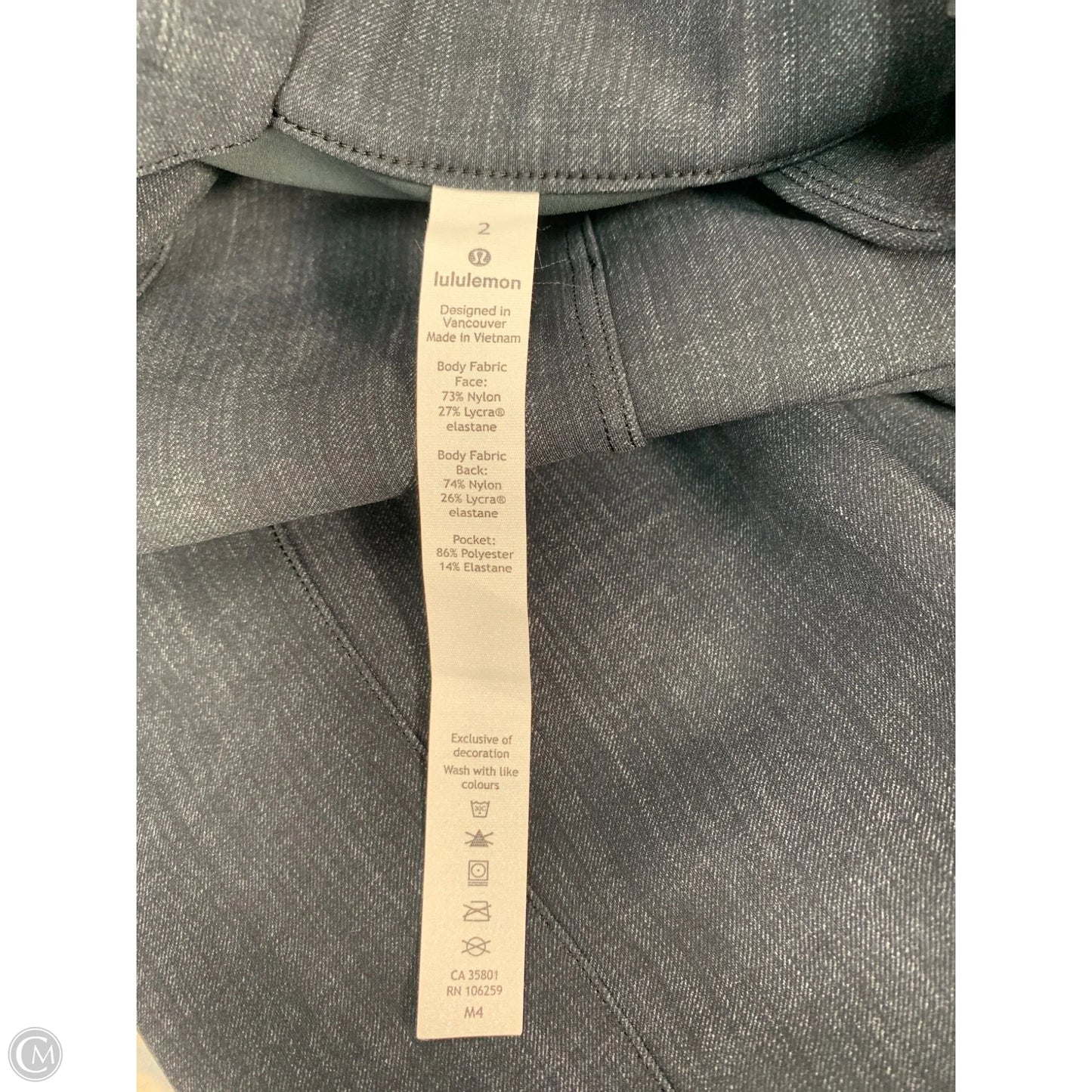 Athletic Pants By Lululemon In Grey, Size: Xs
