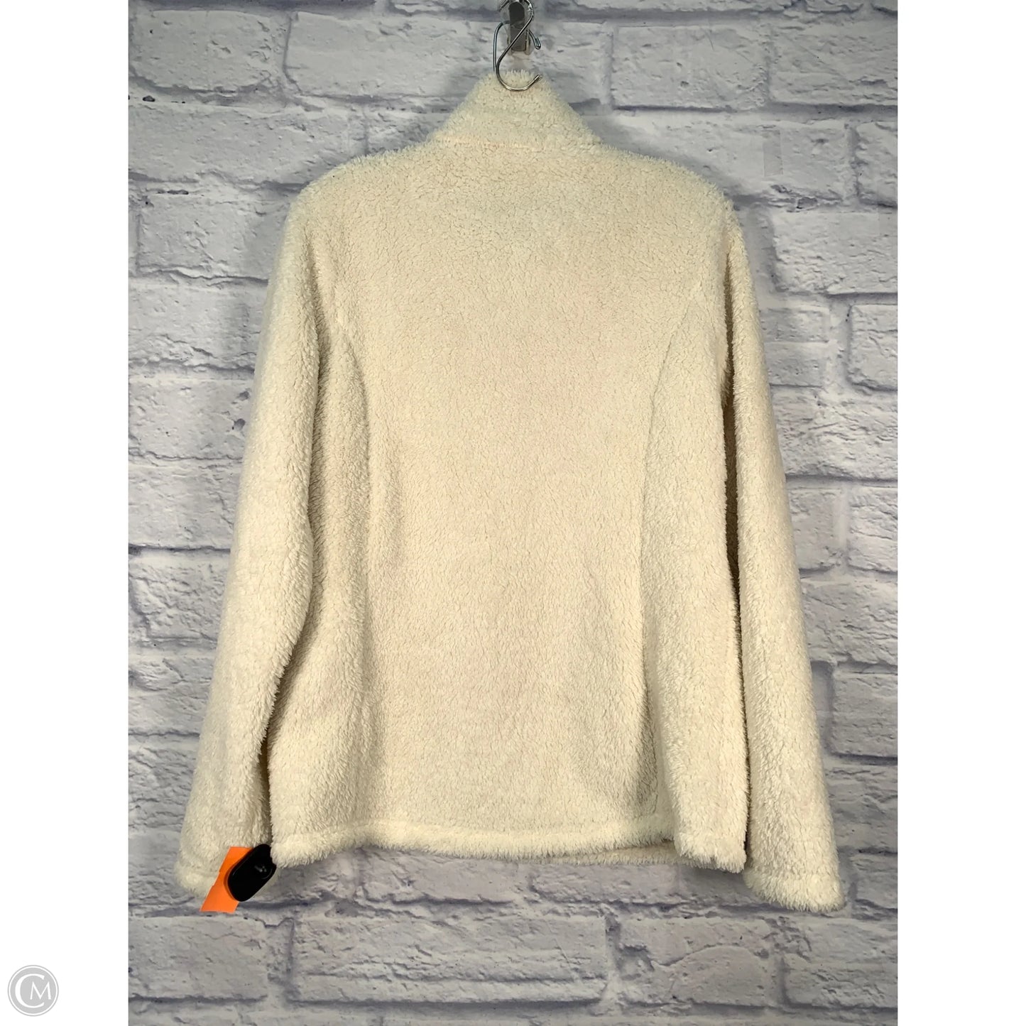 Jacket Fleece By Patagonia In Cream, Size: L