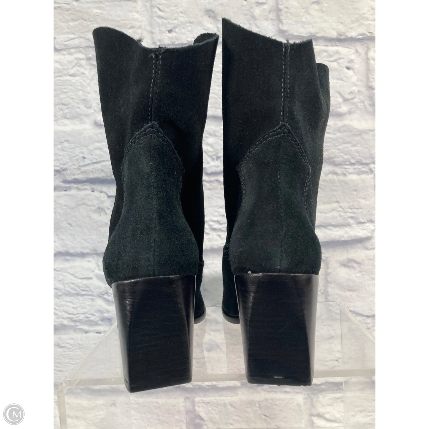 Boots Ankle Heels By Schutz In Black, Size: 7