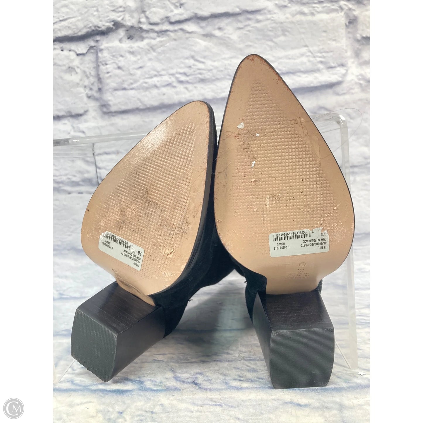 Boots Ankle Heels By Schutz In Black, Size: 7