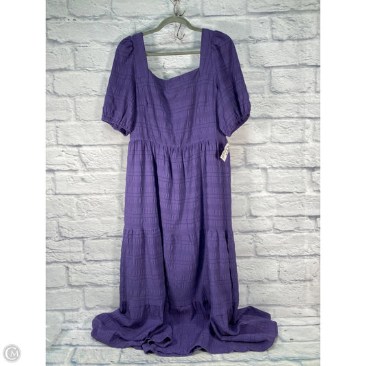Dress Casual Maxi By Clothes Mentor In Purple, Size: L