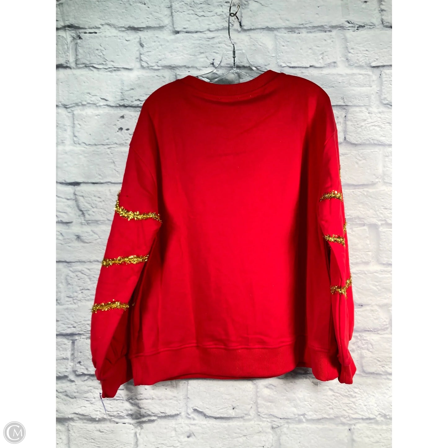Sweatshirt Crewneck By Fantastic Fawn In Red, Size: S