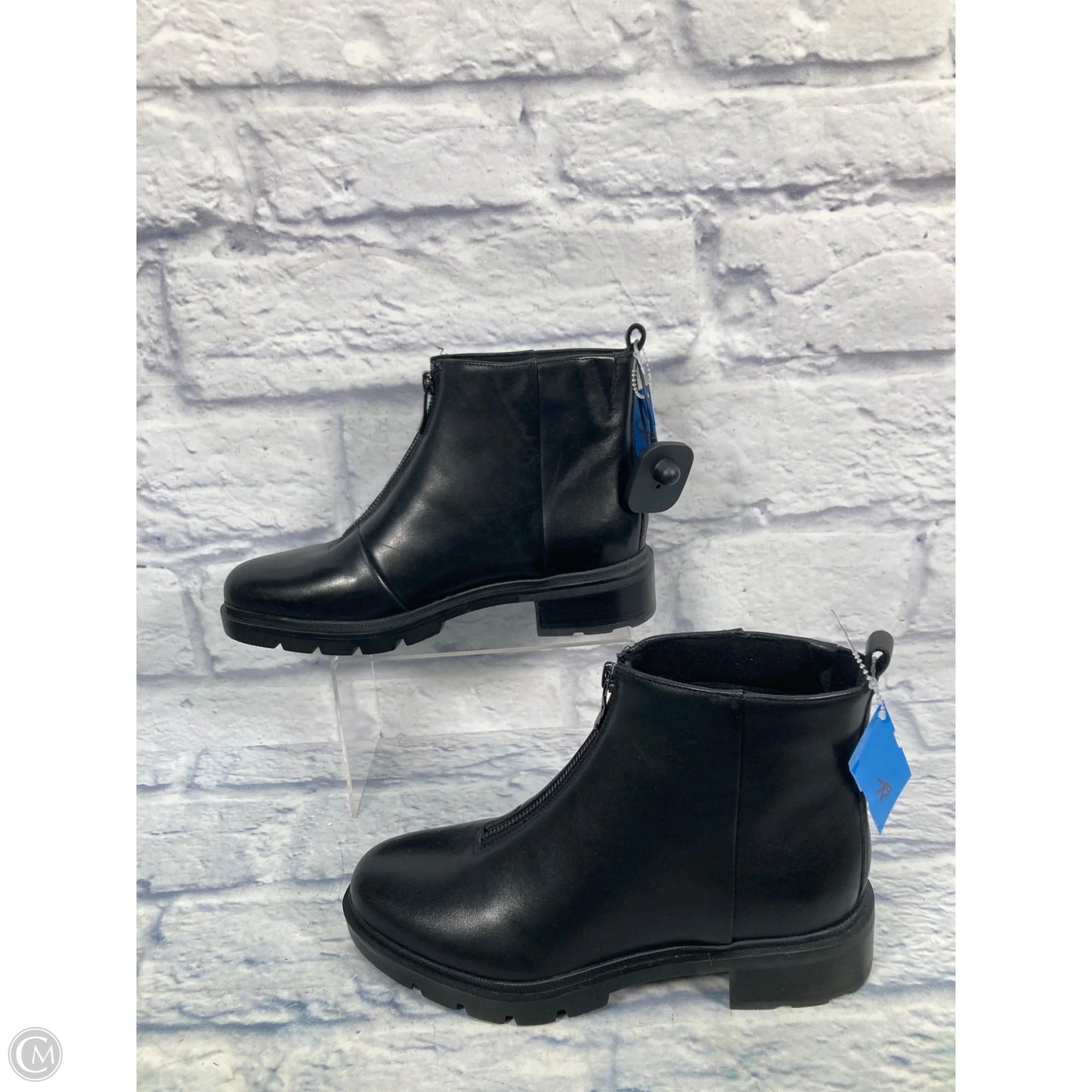 Boots Ankle Flats By Easy Spirit In Black, Size: 7.5