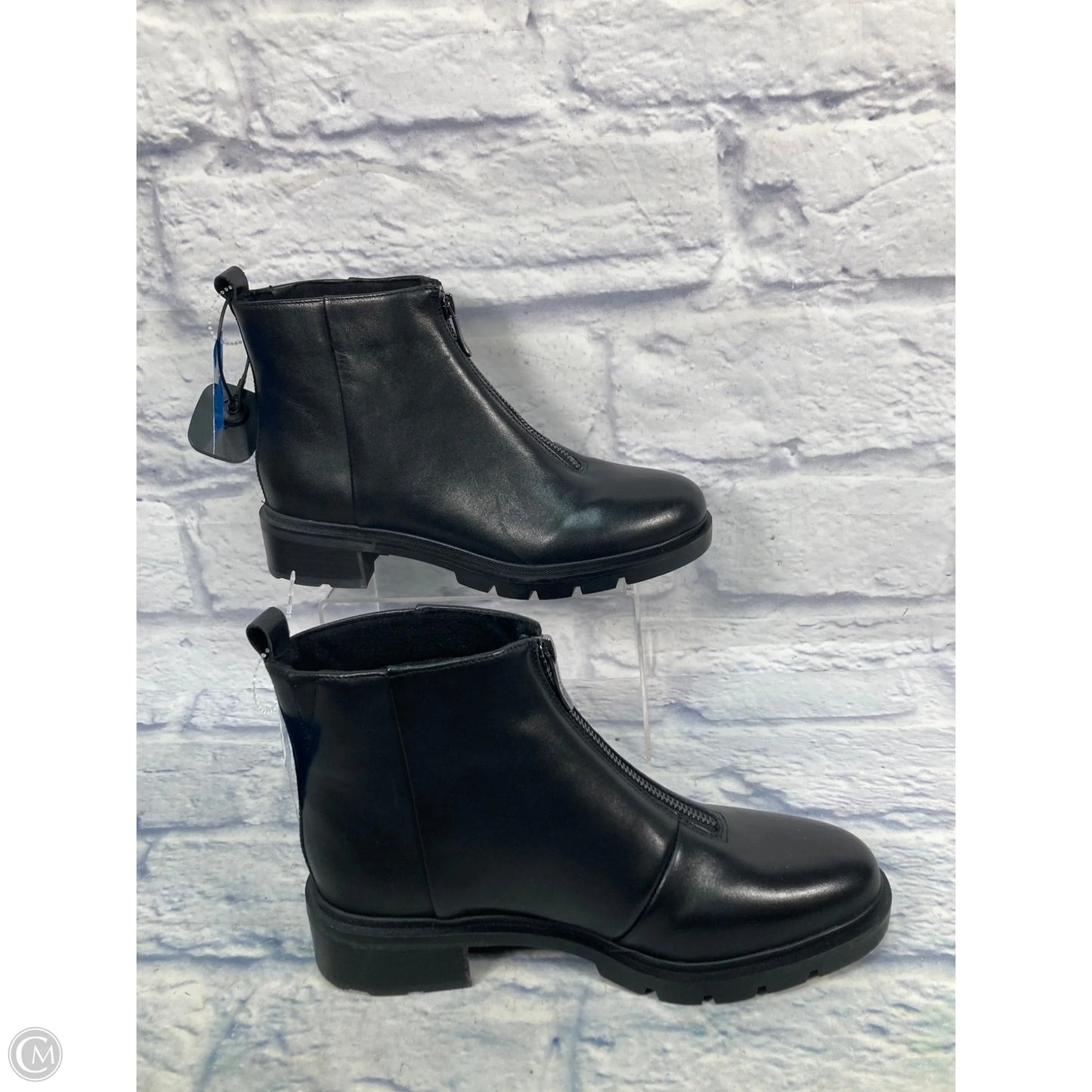 Boots Ankle Flats By Easy Spirit In Black, Size: 7.5