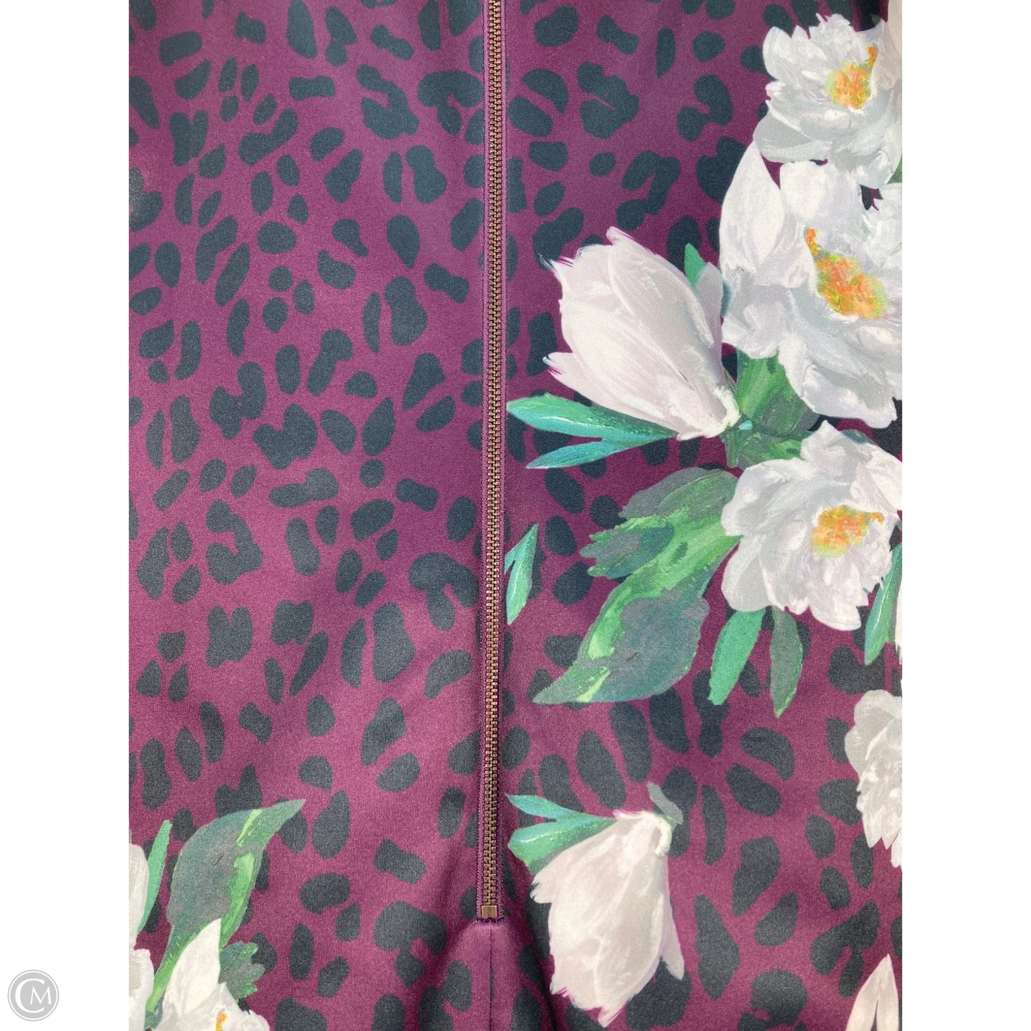 Dress Casual Midi By Ted Baker In Purple, Size: Xs