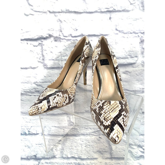 Shoes Heels Stiletto By White House Black Market In Snakeskin Print, Size: 7.5
