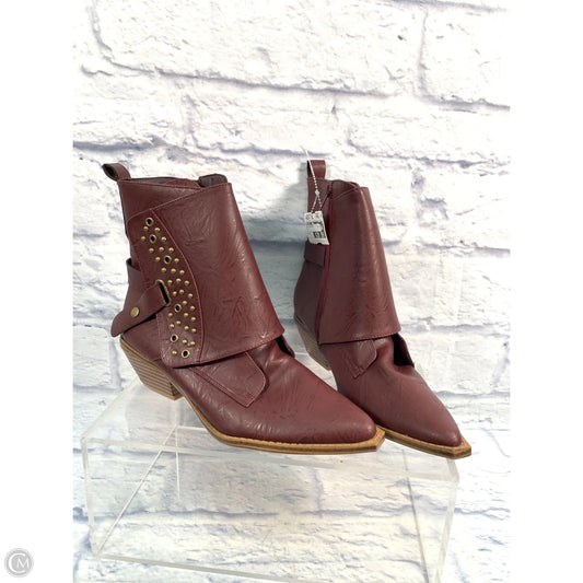 Boots Western By Bellini In Red, Size: 8