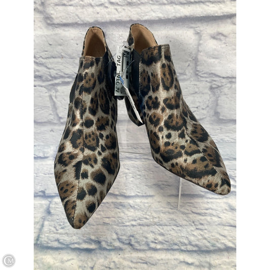 Boots Ankle Heels By Antonio Melani In Animal Print, Size: 7