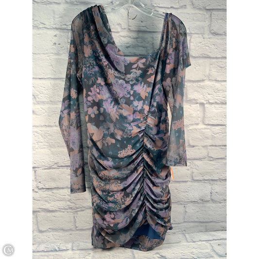 Dress Casual Short By Free People In Blue & Orange, Size: L