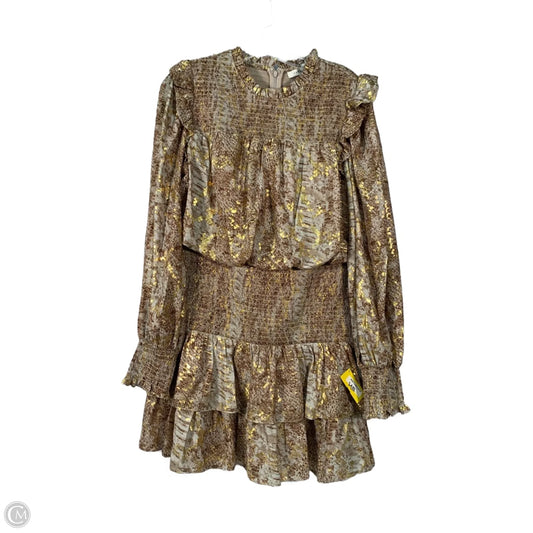 Dress Party Short By Endless Rose In Gold & Tan, Size: M