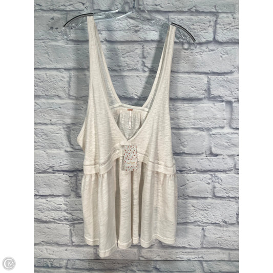 Top Sleeveless By Free People In Cream, Size: Xl