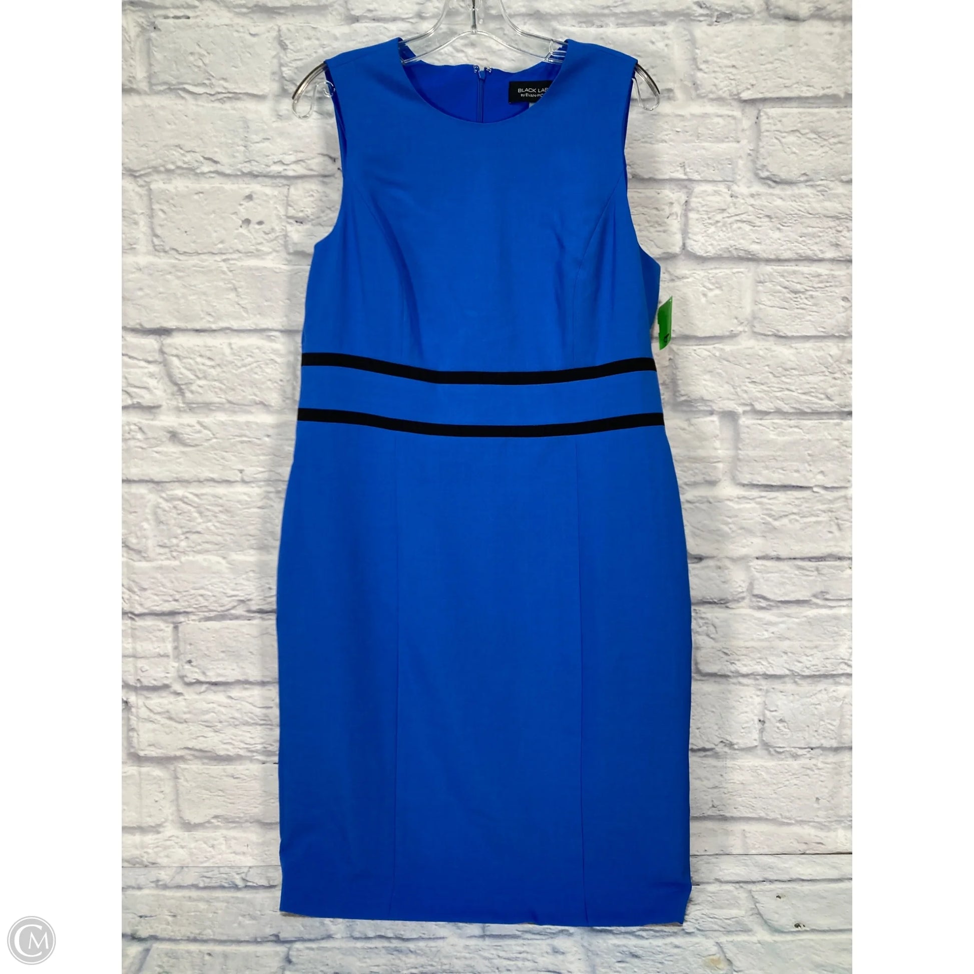 evan picone blue dress Evan Picone Women's Floral Halter Fit & Flare Midi Dress Size 8 Blue