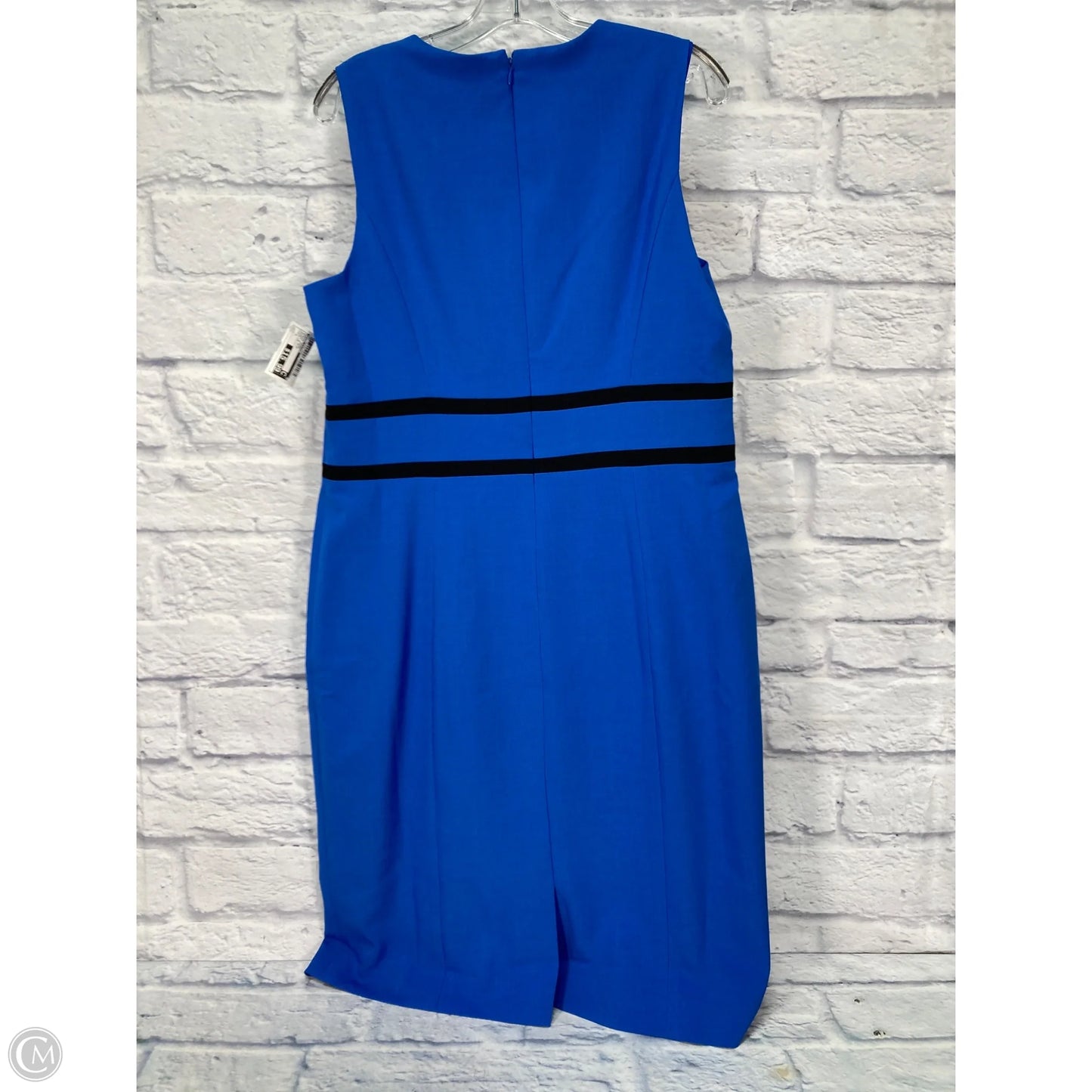Dress Work By Evan-picone In Black & Blue, Size: L