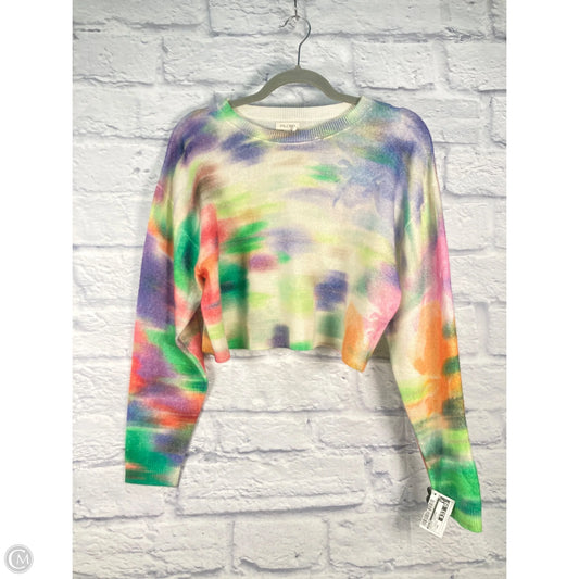 Sweater Cashmere By Pilcro In Green & Purple, Size: Xxs