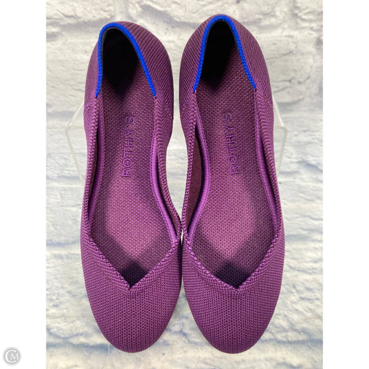 Shoes Flats By Rothys In Purple, Size: 6