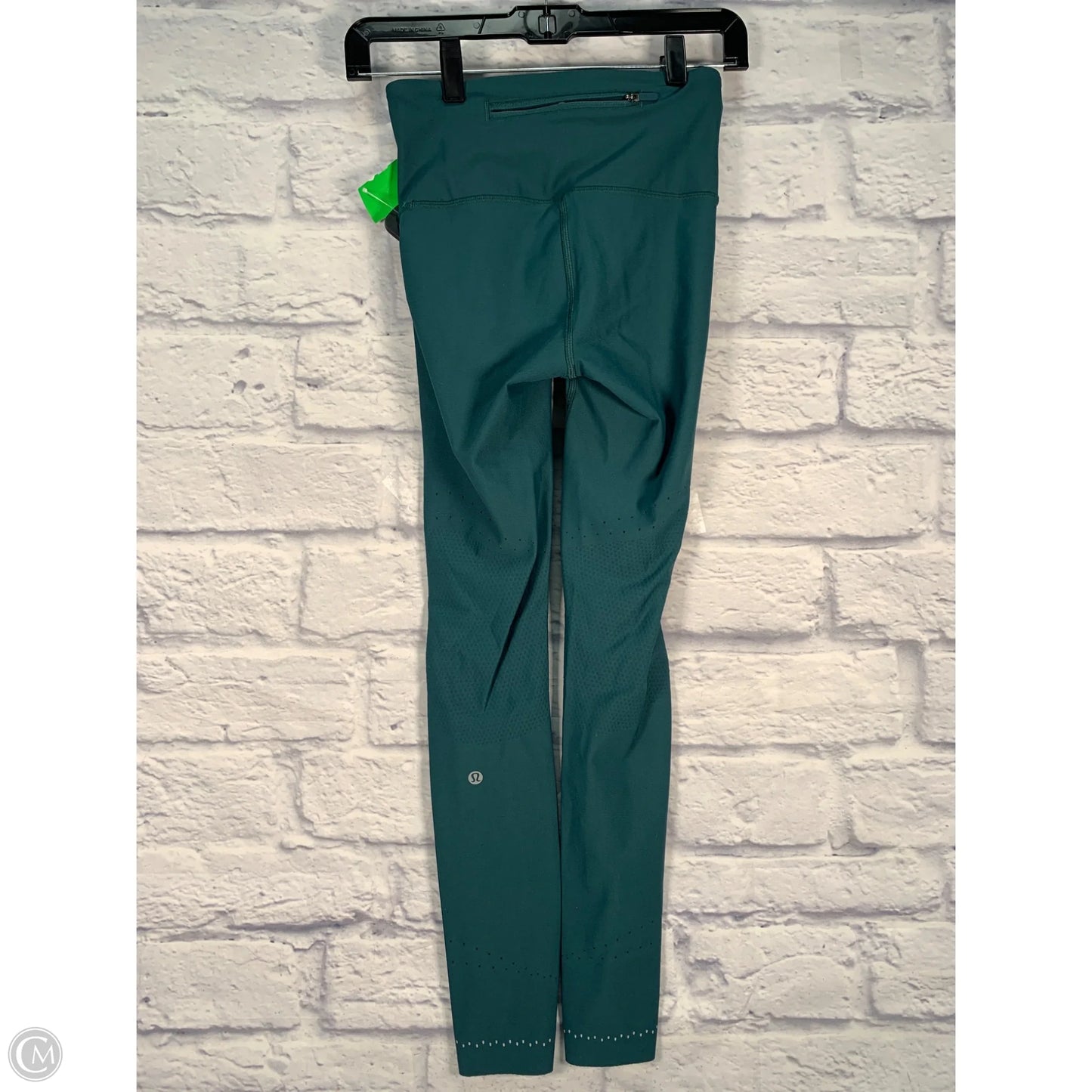 Athletic Leggings By Lululemon In Green, Size: 4