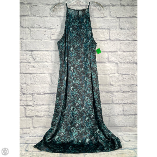 Dress Party Long By Halogen In Black & Green, Size: 2x