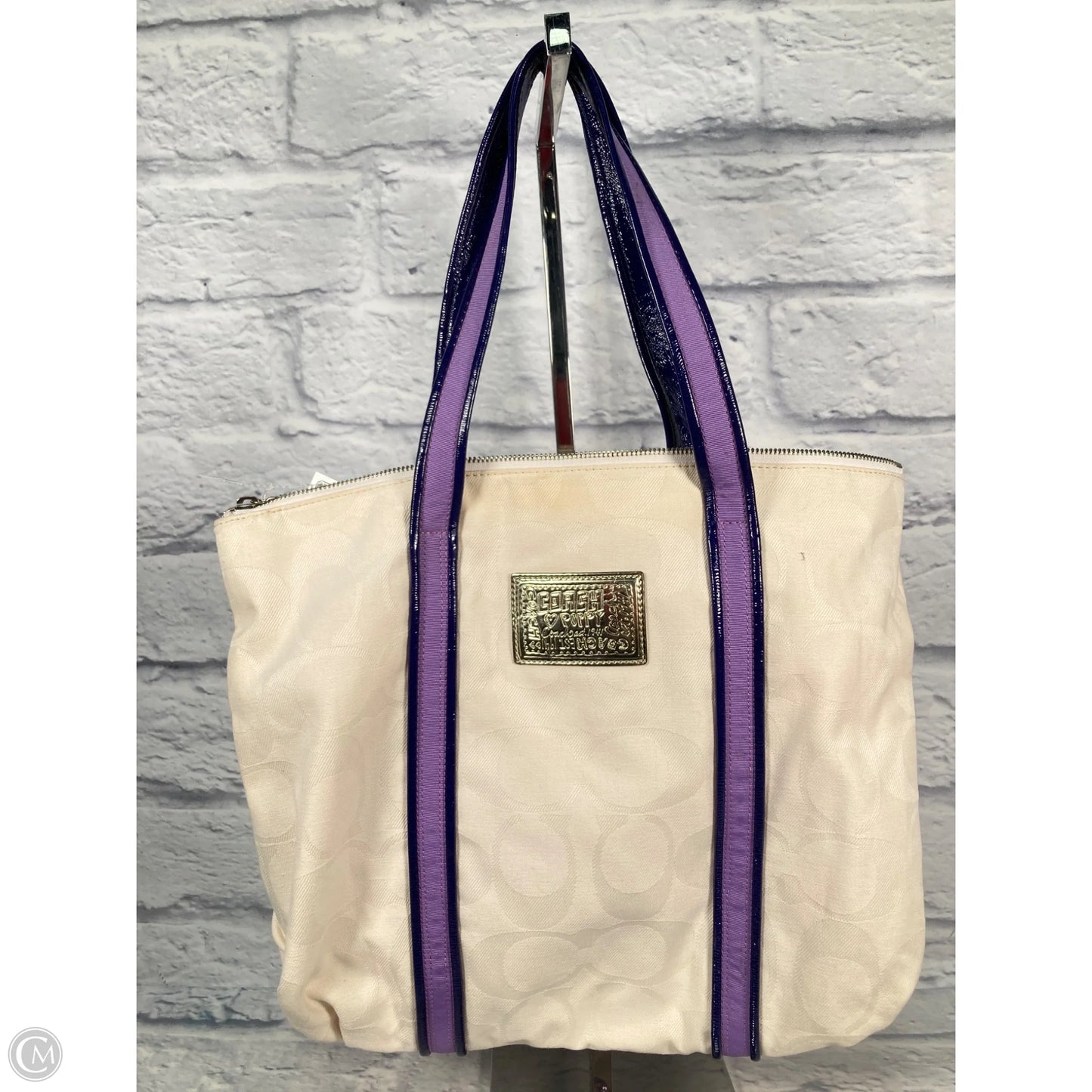 Tote Designer By Coach, Size: Large