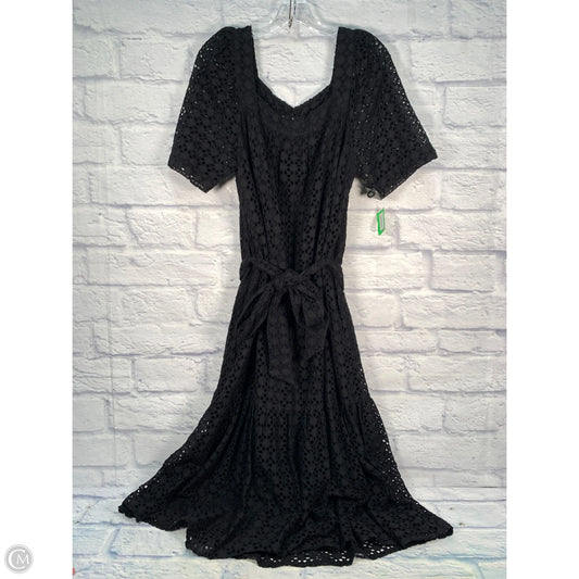 Dress Party Midi By Maeve In Black, Size: L