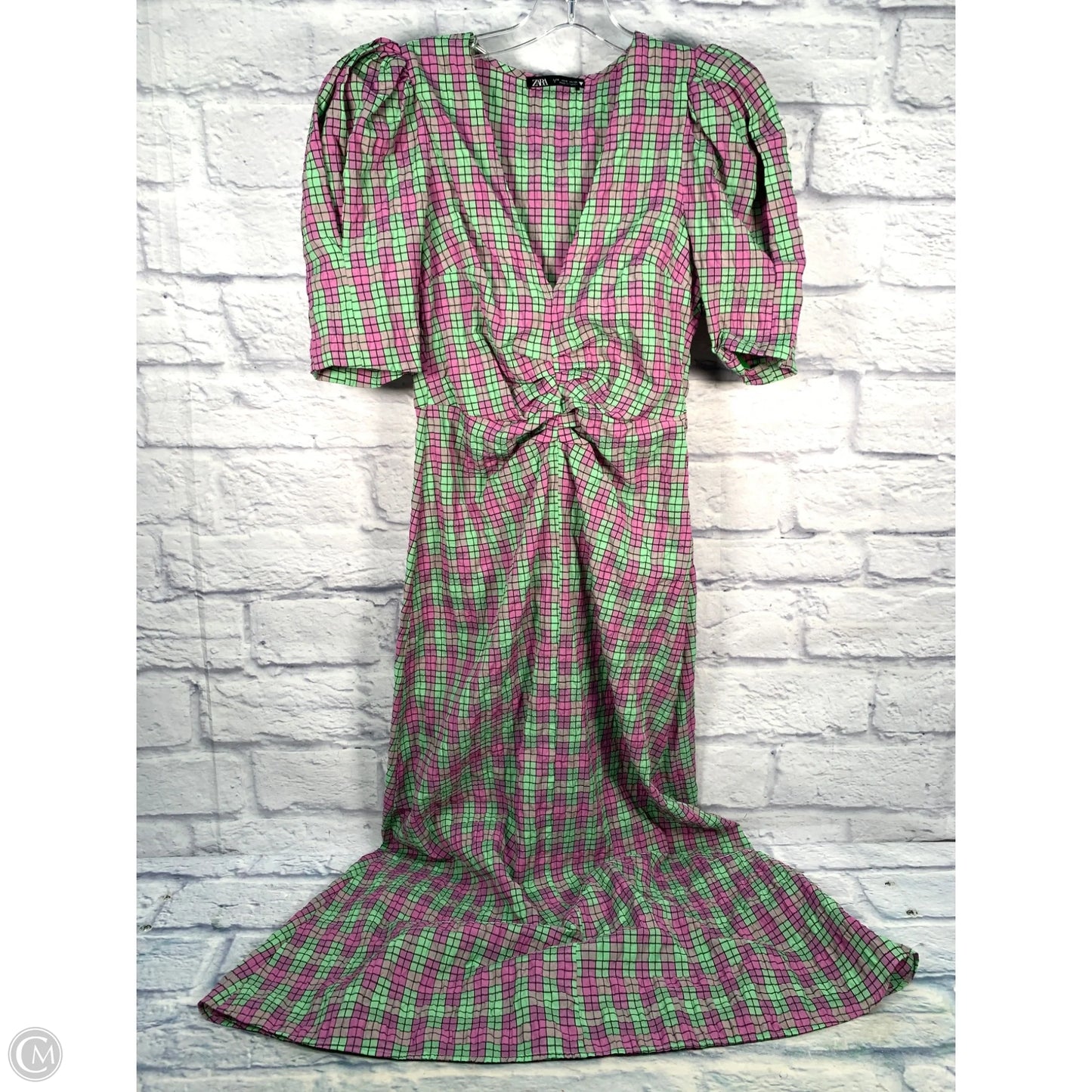Dress Casual Maxi By Zara In Grey, Size: S