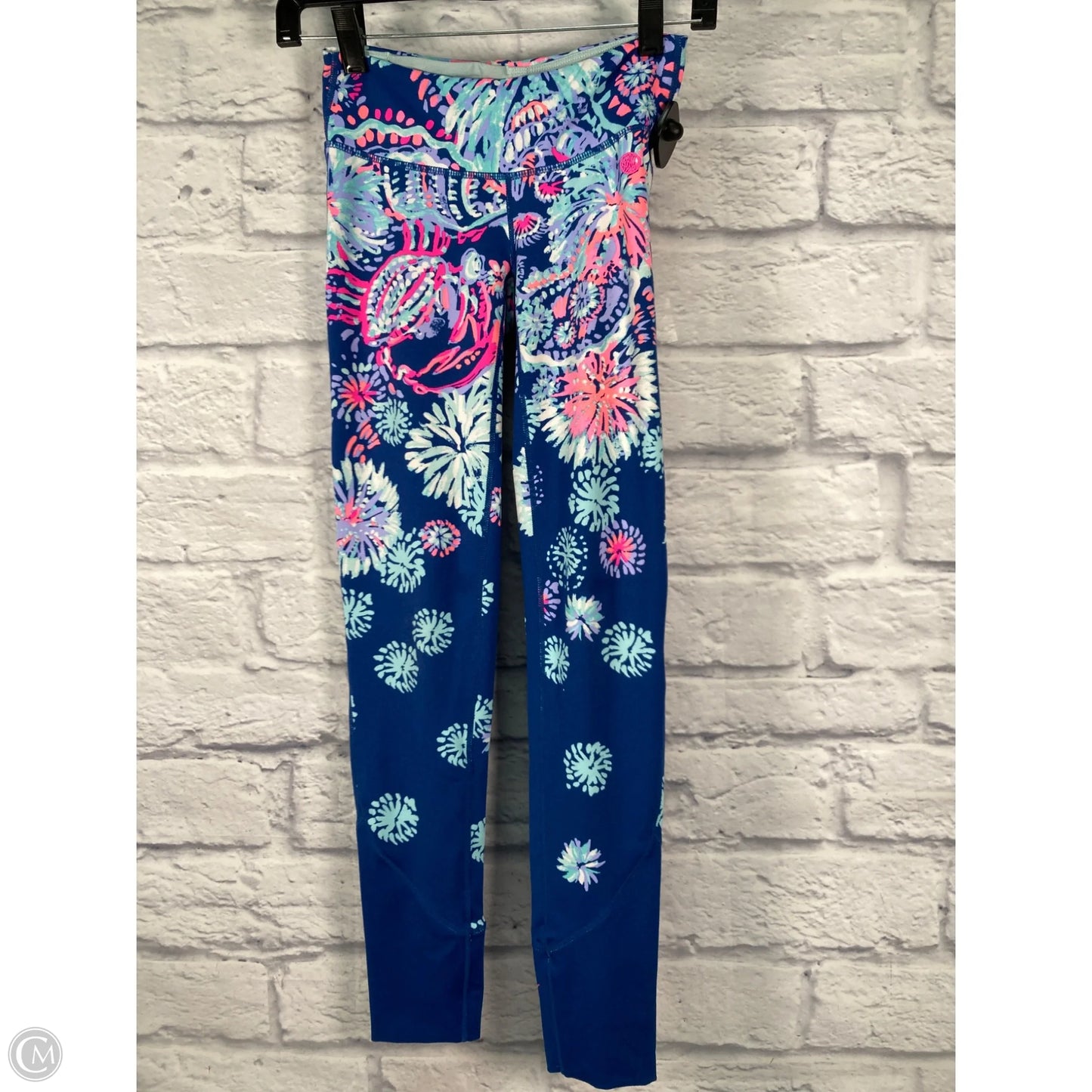 Pants Designer By Lilly Pulitzer In Blue & Pink, Size: Xs
