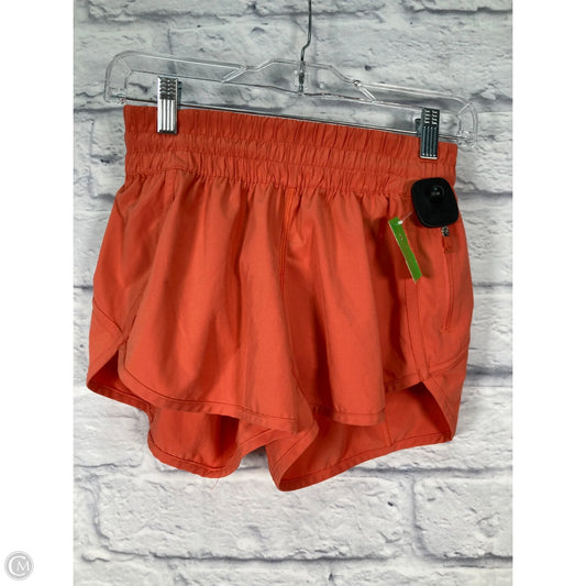Athletic Shorts By Lululemon In Orange, Size: S
