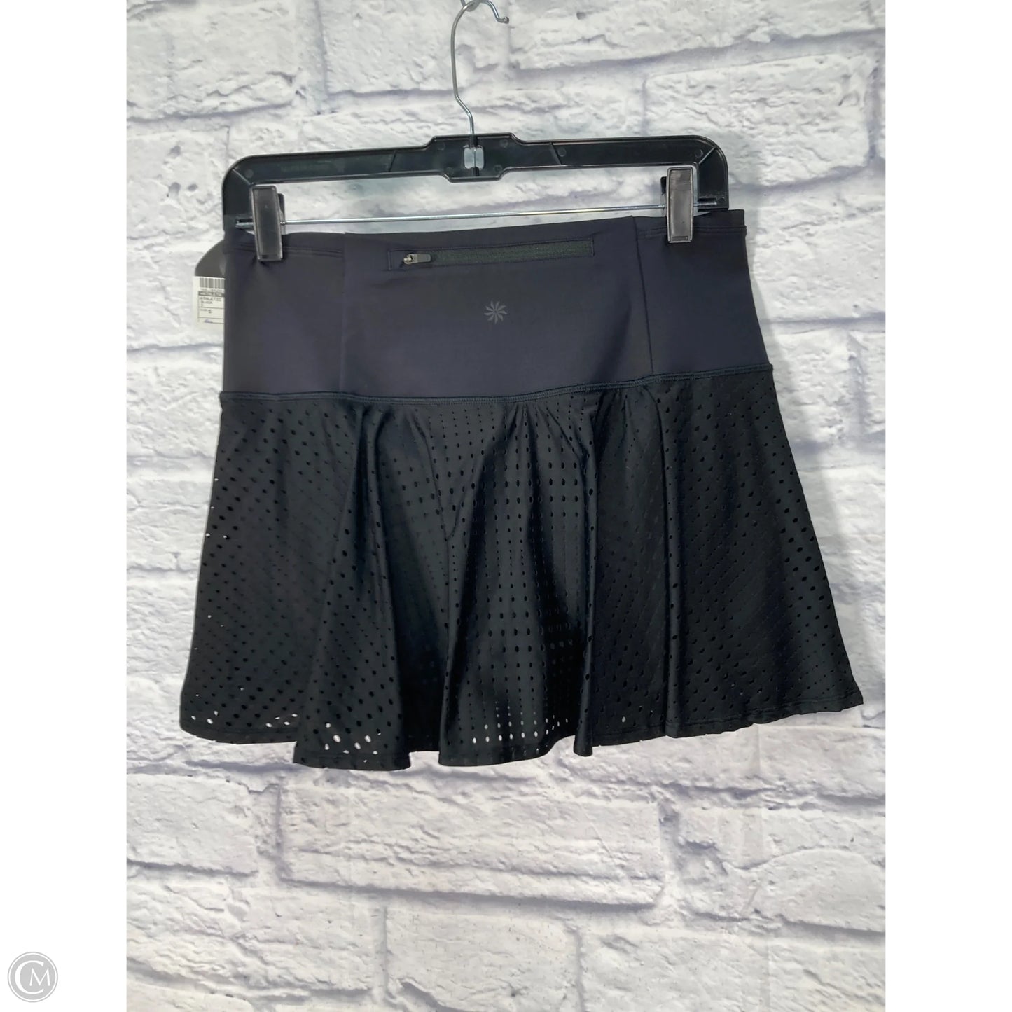 Athletic Skort By Athleta In Black, Size: S