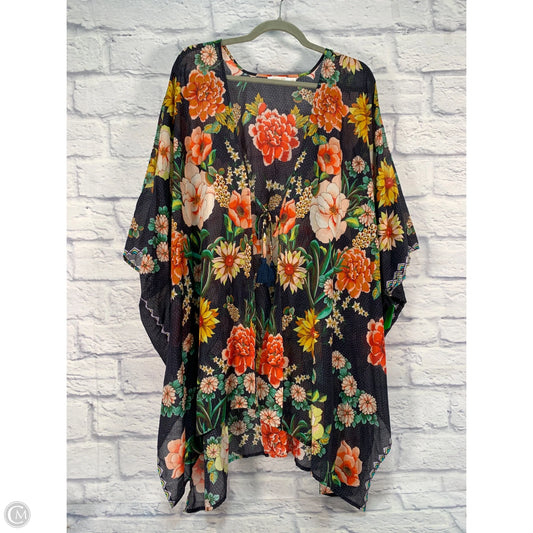 Kimono By Johnny Was In Blue & Orange, Size: L