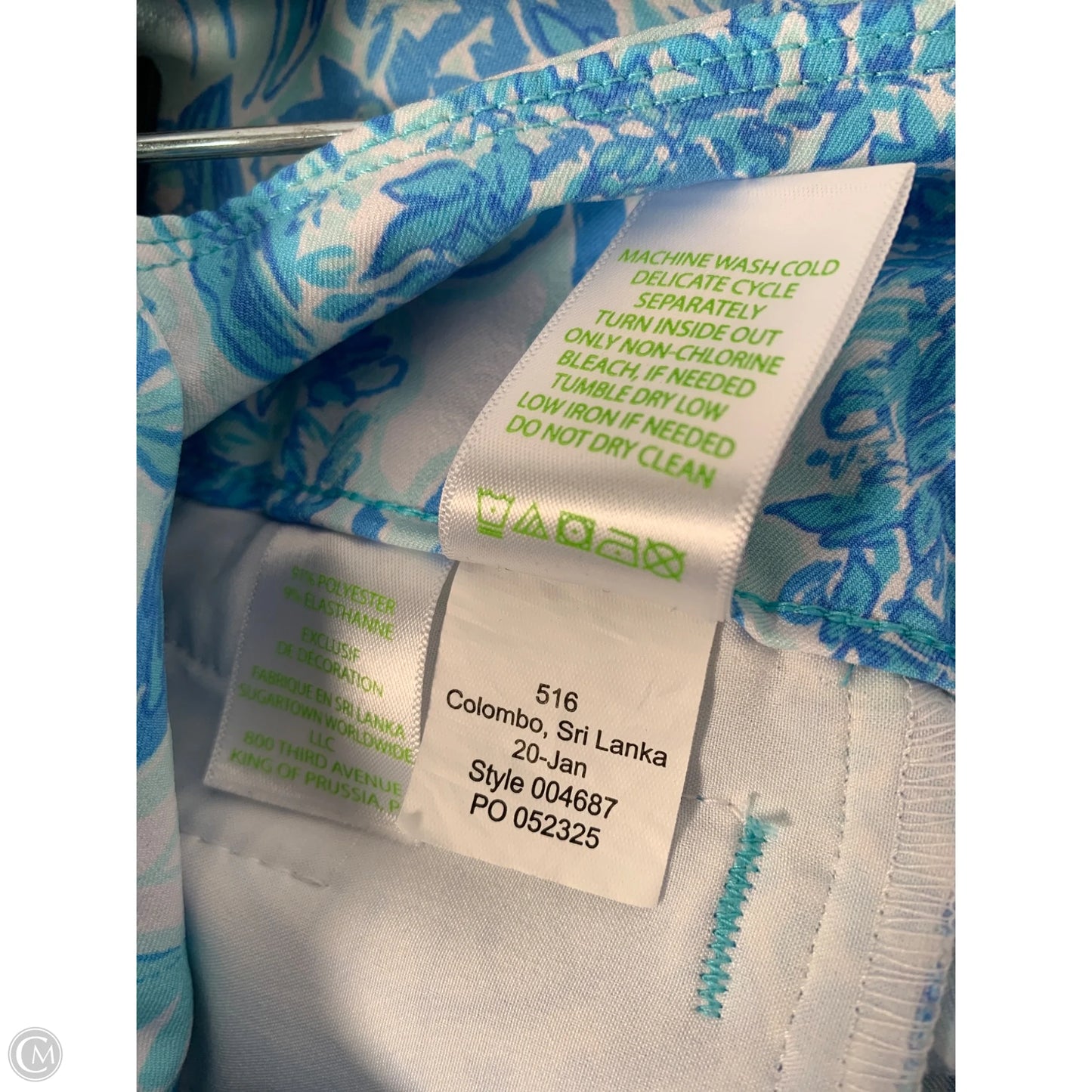 Pants Designer By Lilly Pulitzer In Blue Denim, Size: 8