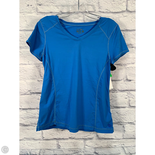 Top Short Sleeve Designer By Lilly Pulitzer In Blue, Size: M