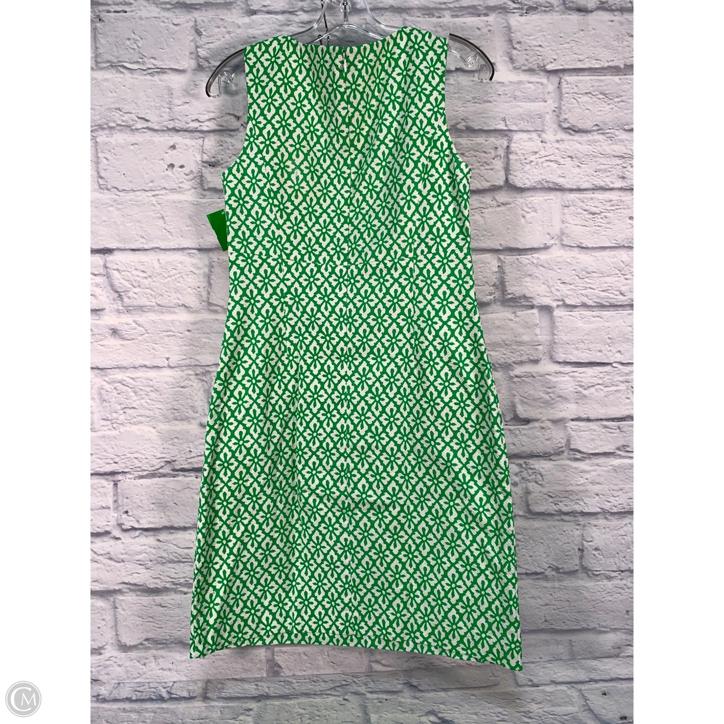 Dress Casual Short By American Living In Green & White, Size: M