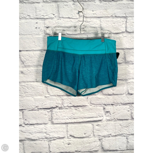 Athletic Shorts By Lululemon In Aqua, Size: 8