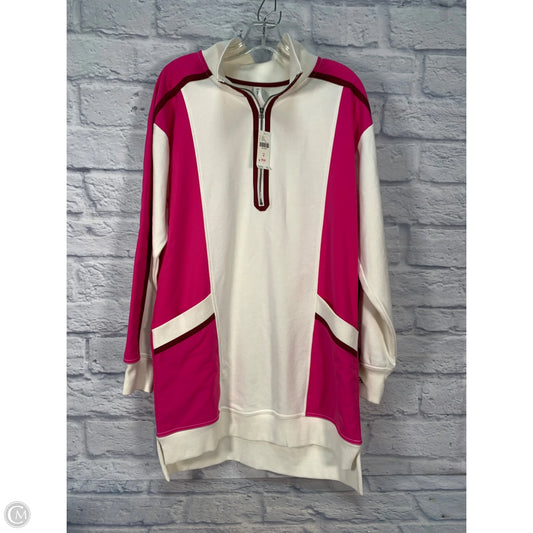 Athletic Dress By Daily Practice By Anthropologie In Pink & White, Size: M