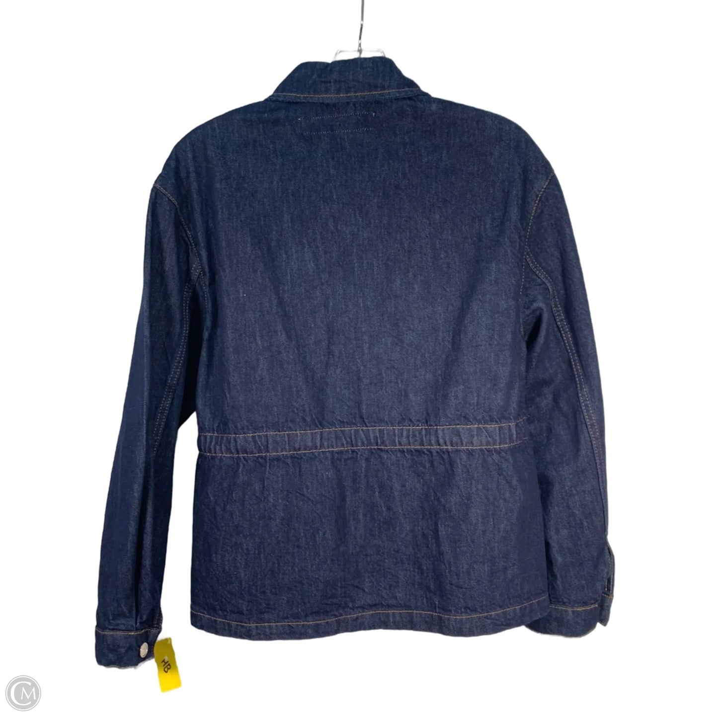 Jacket Denim By Zara In Blue, Size: 8