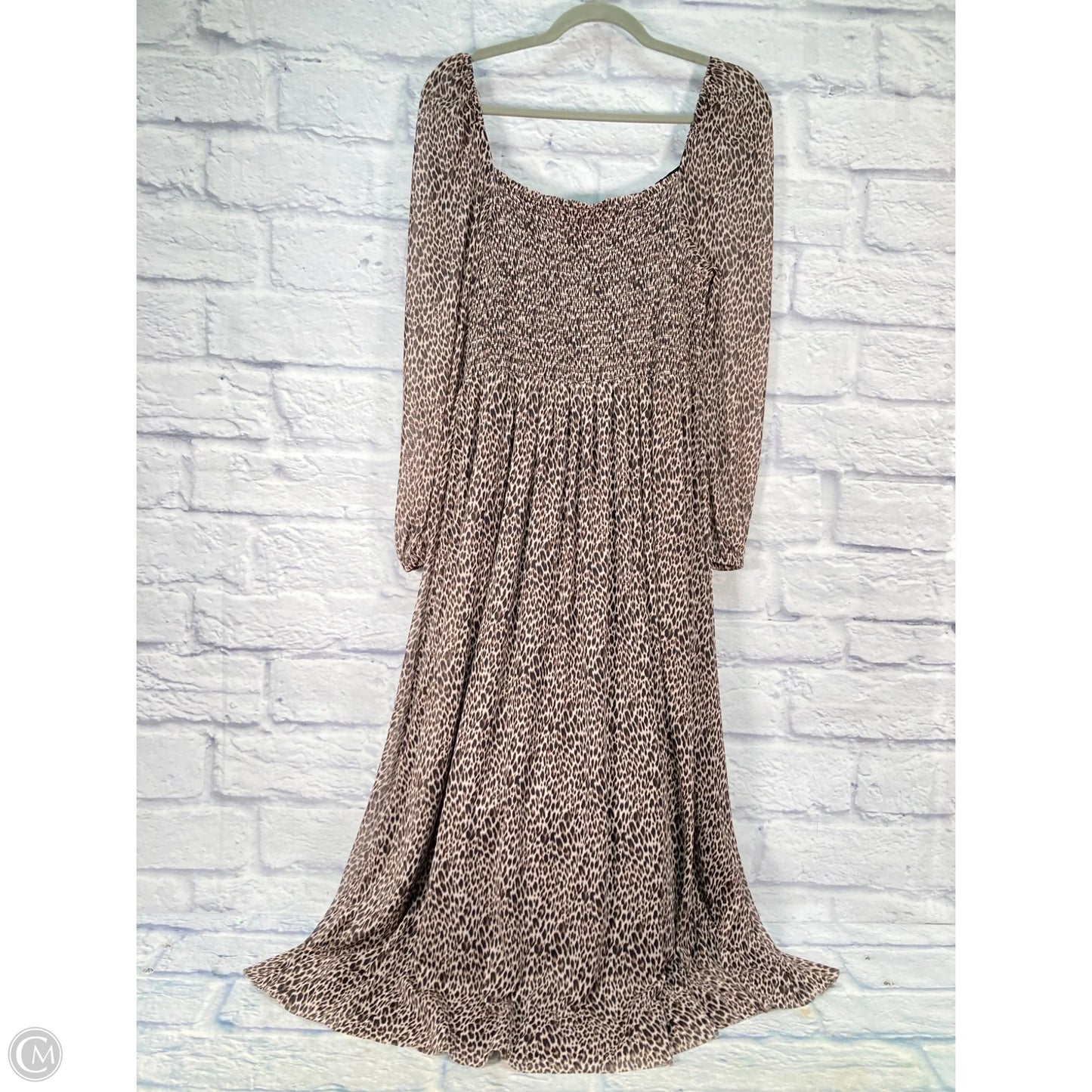 Dress Casual Midi By Dolan Left Coast In Animal Print, Size: L