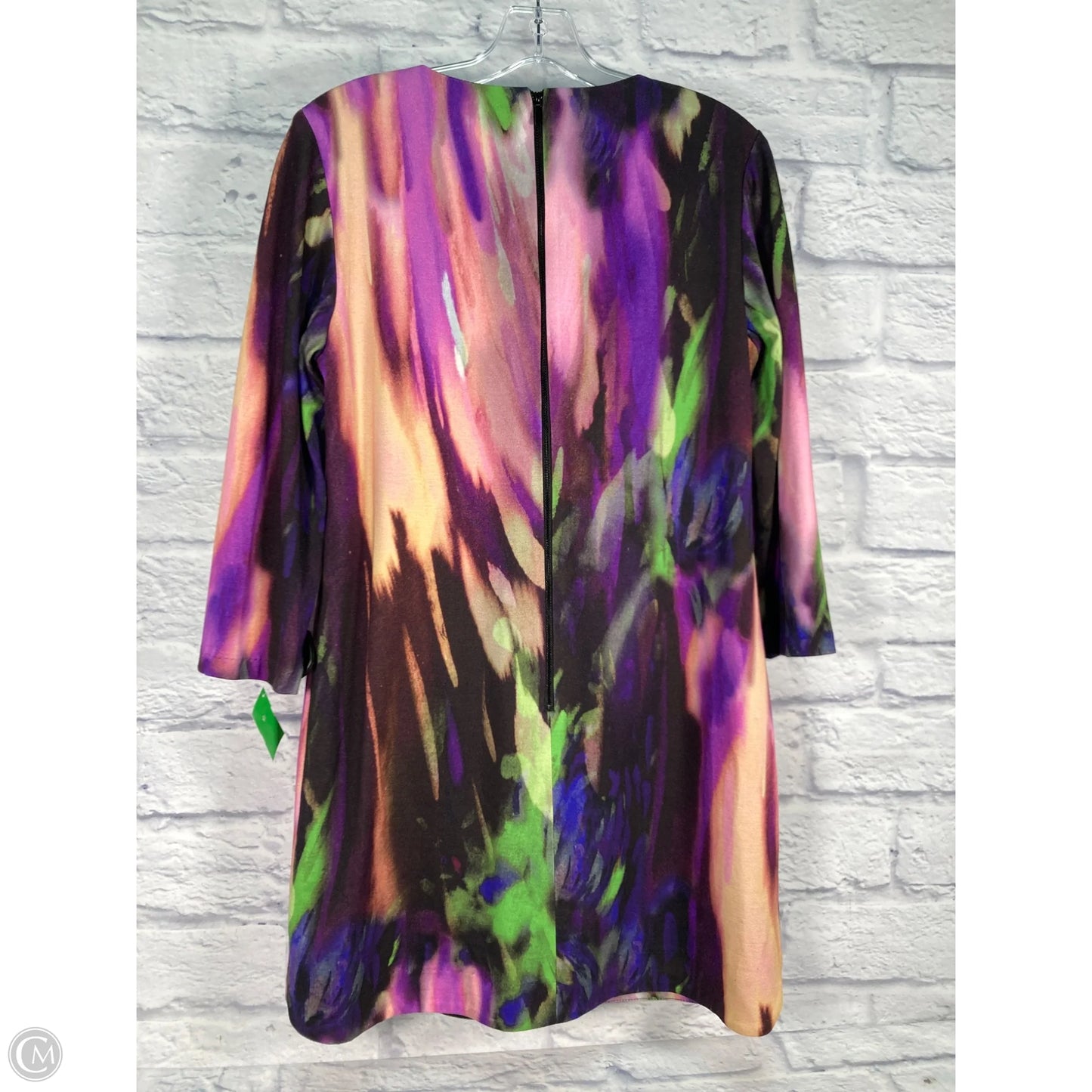 Dress Party Short By Trina Turk In Black & Purple, Size: M