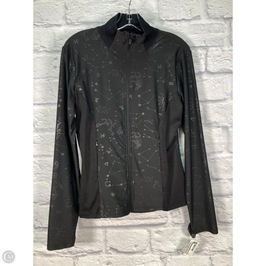 Athletic Jacket By Desigual In Black, Size: L