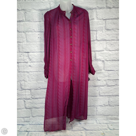 Swimwear Cover-up By Maeve In Maroon, Size: S