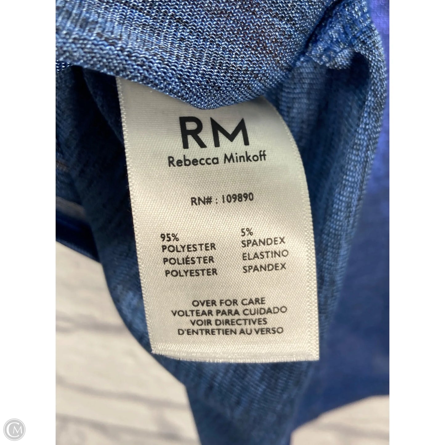 Top Sleeveless Designer By Rebecca Minkoff In Blue, Size: L