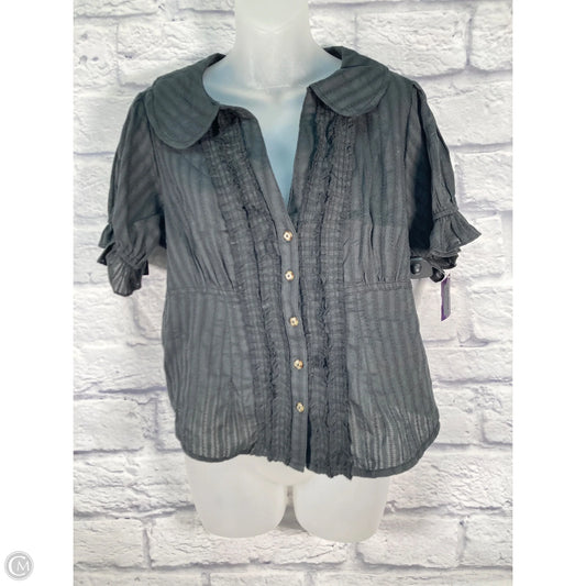 Top Short Sleeve By Pilcro In Black, Size: M