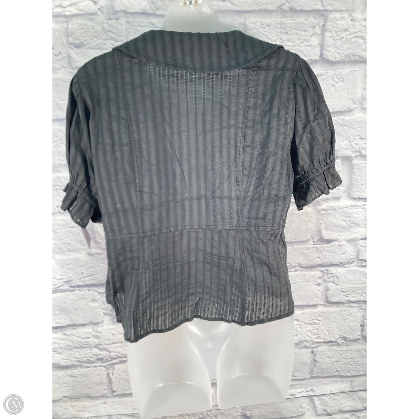 Top Short Sleeve By Pilcro In Black, Size: M