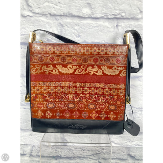 Handbag Leather By Clothes Mentor, Size: Medium