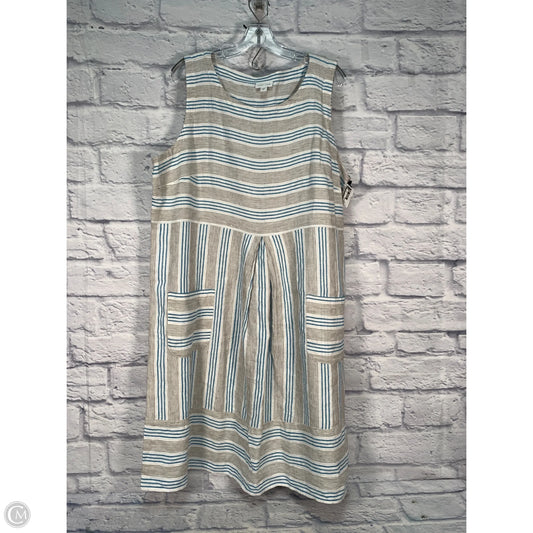 Dress Casual Midi By J. Jill In White, Size: Xl