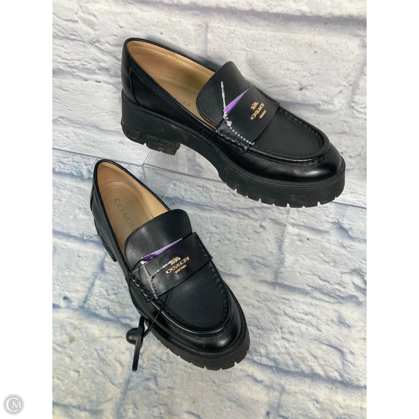 Shoes Designer By Coach In Black, Size: 8