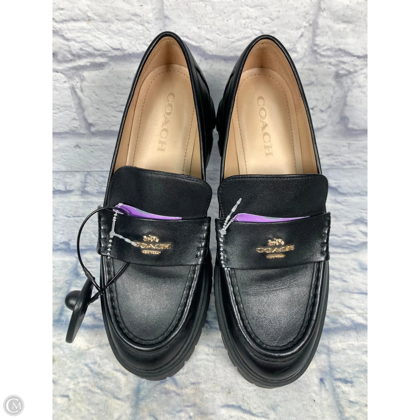 Shoes Designer By Coach In Black, Size: 8