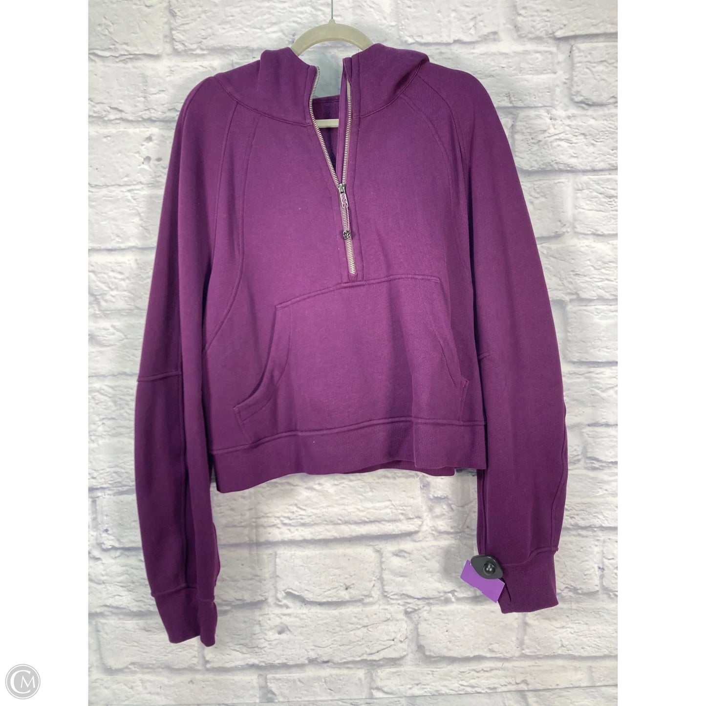 Athletic Jacket By Lululemon In Purple, Size: Xxl