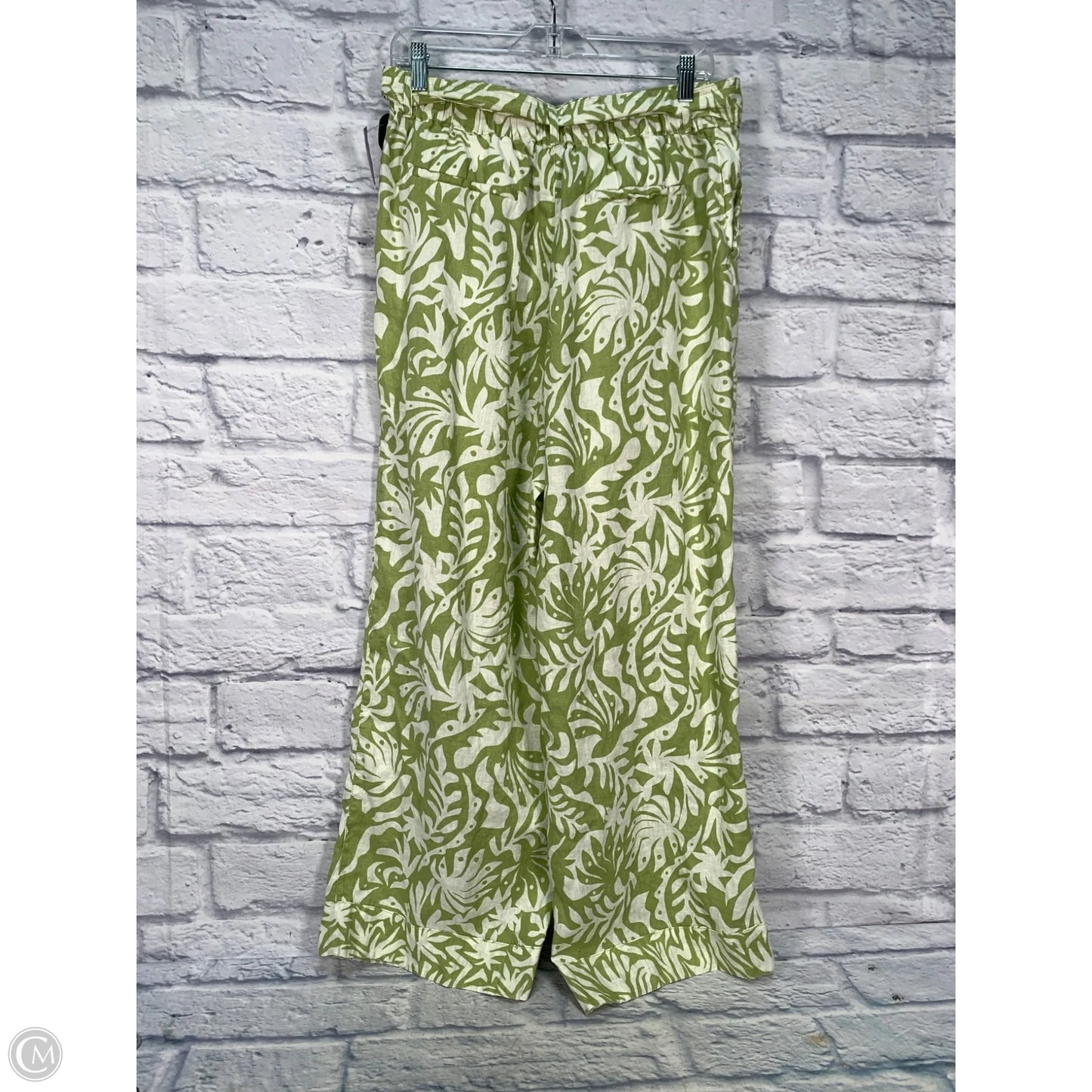 Pants Linen By Rachel Zoe In Green, Size: 10